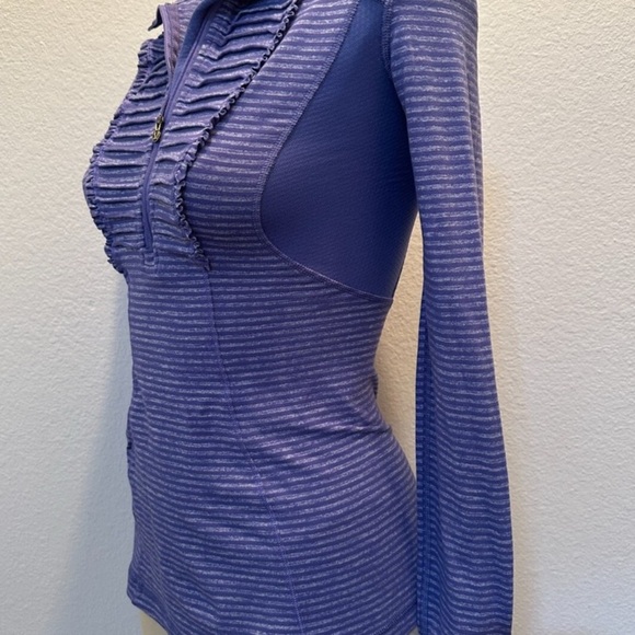 Lululemon Athletica Purple Striped Pullover - Picture 11 of 11